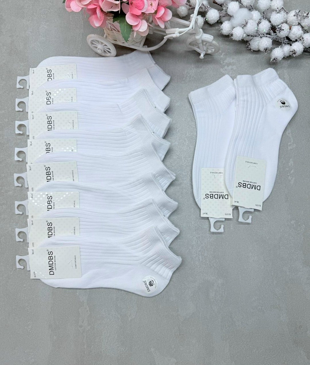 носки женские 10 пар,носки женские белые,женские носки,носки белые короткие набор 10 пар turkan,носки короткие женские
