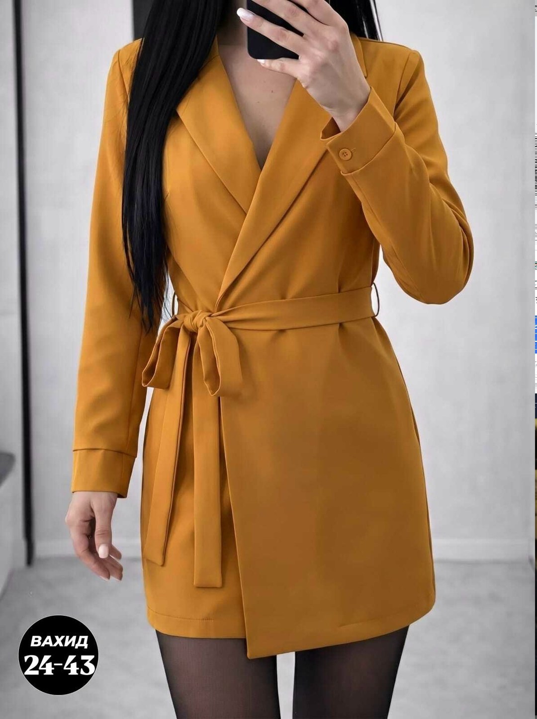 платье-пиджак,платье пиджак женское,платье женской,модное платье,платье с поясом