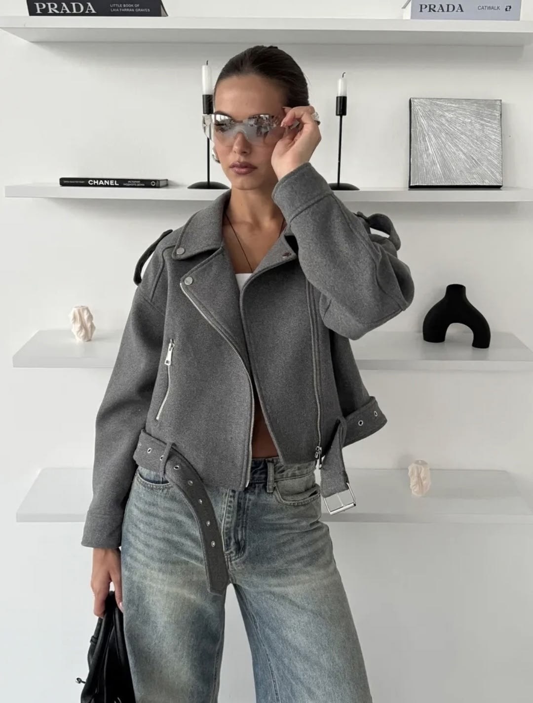 куртка,куртка женская,серая косуха,серое пальто,полупальто