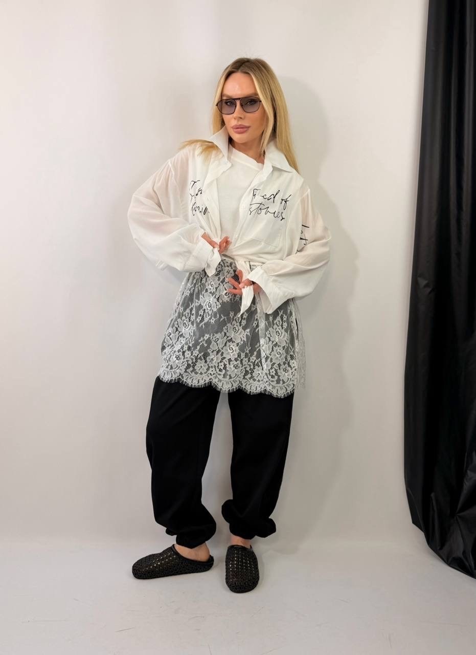 рубашка с кружевом,стильная блузка,женская кофта,стильная рубашка,кружевная рубашка