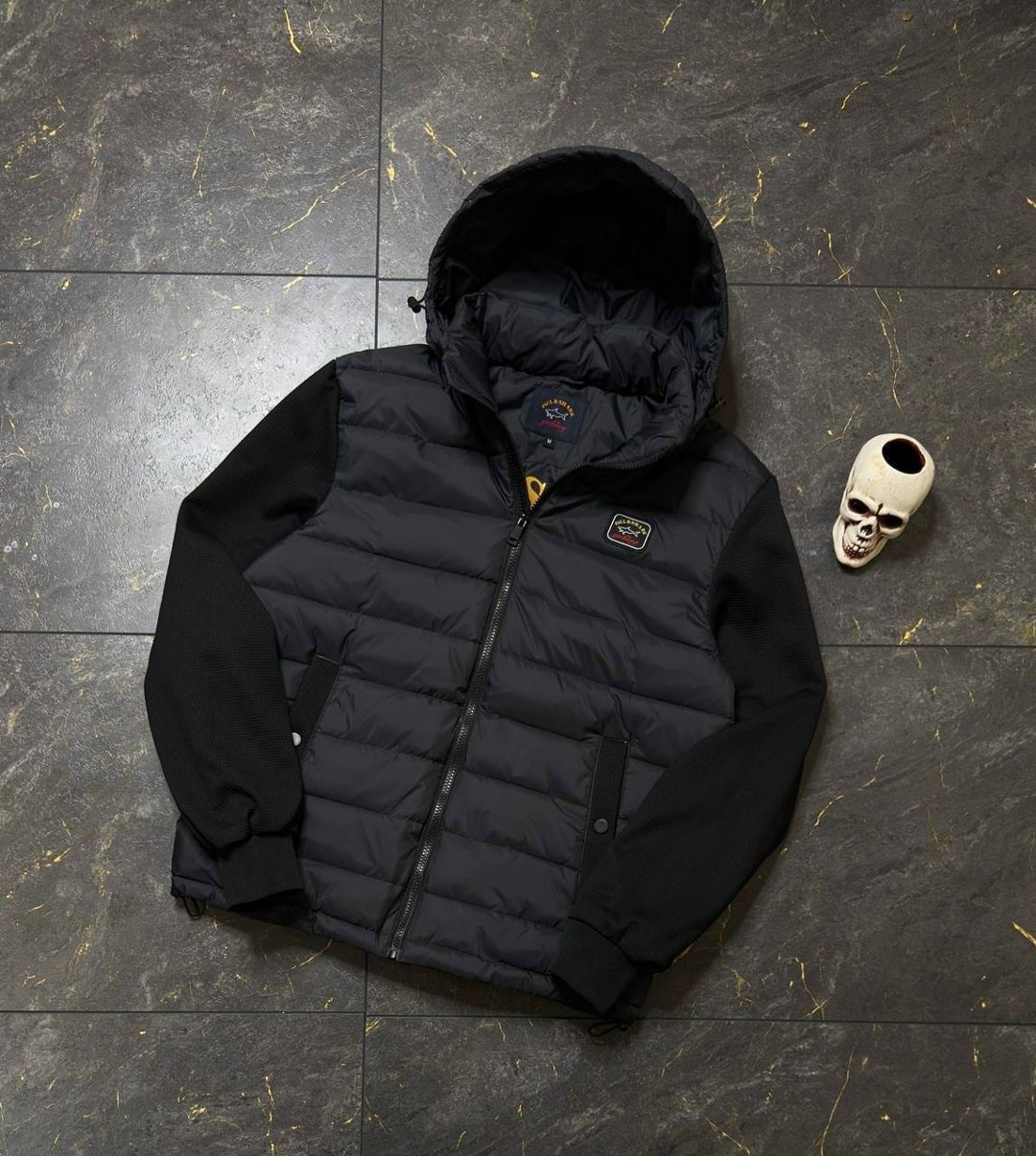 пауль шарк куртка с вязаными рукавами,куртка paul shark мужская,куртка пауль шарк теплая короткая с капюшоном paul&shark,куртка демисезонная,куртка