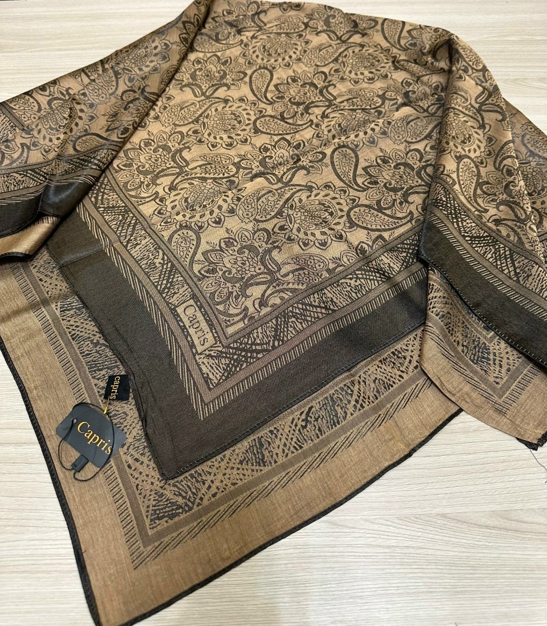 платок атласный,палантин женские,палантин,шарфы и платки,палантин коричневый