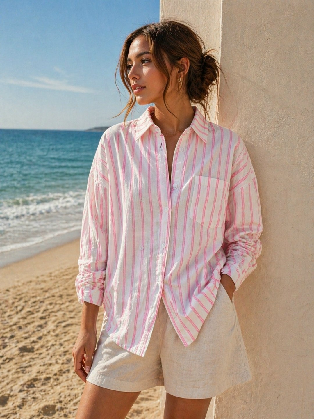 женская рубашка,блузка оверсайз,рубашка свободного кроя,свободная рубашка,рубашка модная