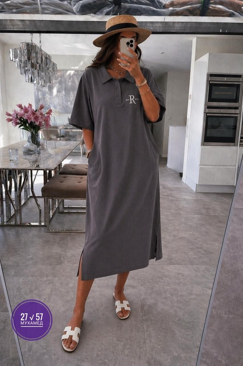 платье женской,платье прямое,платье больших размеров повседневное,платье свободного кроя,трикотажное платье