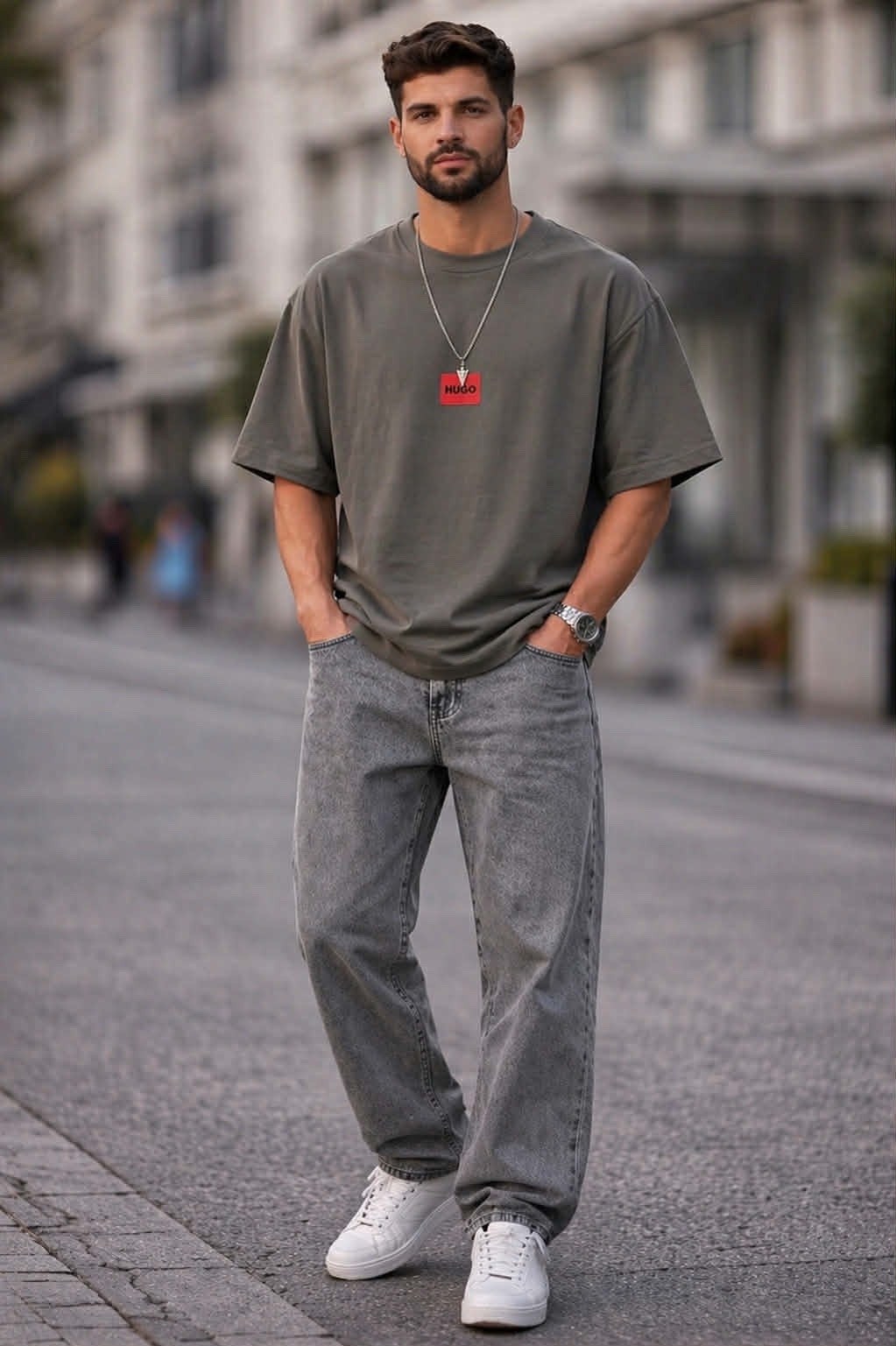 футболка оверсайз,мужская футболка,серые мужские футболки,мужская мода,серая футболка оверсайз мужская