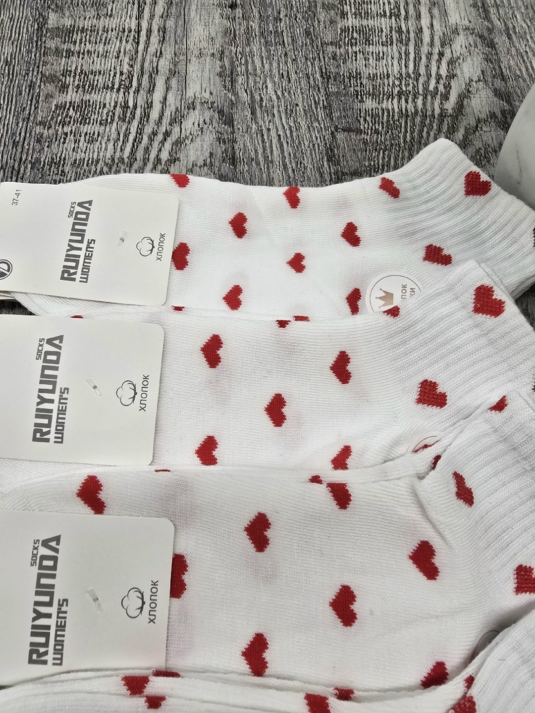 носки женские 10 пар,носки женские,комплект носки женские,носки с сердечками,набор женские носки