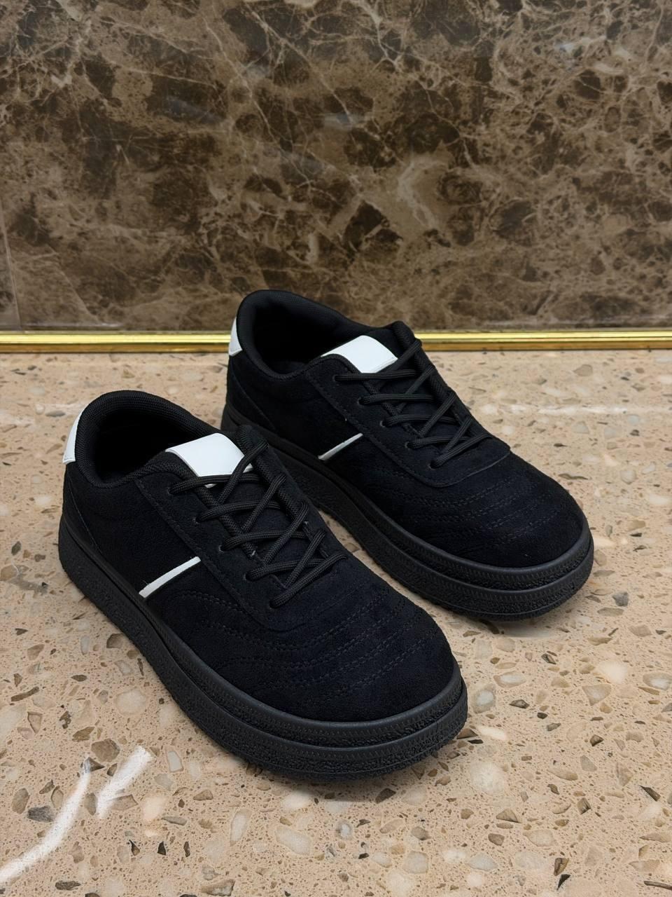 ,кроссовки женскиe,замшевые кроссовки,черные кроссовки, женская