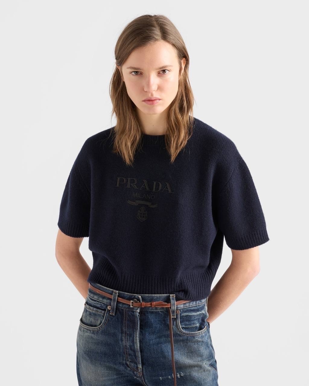 свитер prada,женская кофта,кофта прада,prada свитер оригинал,укороченый свитер prada