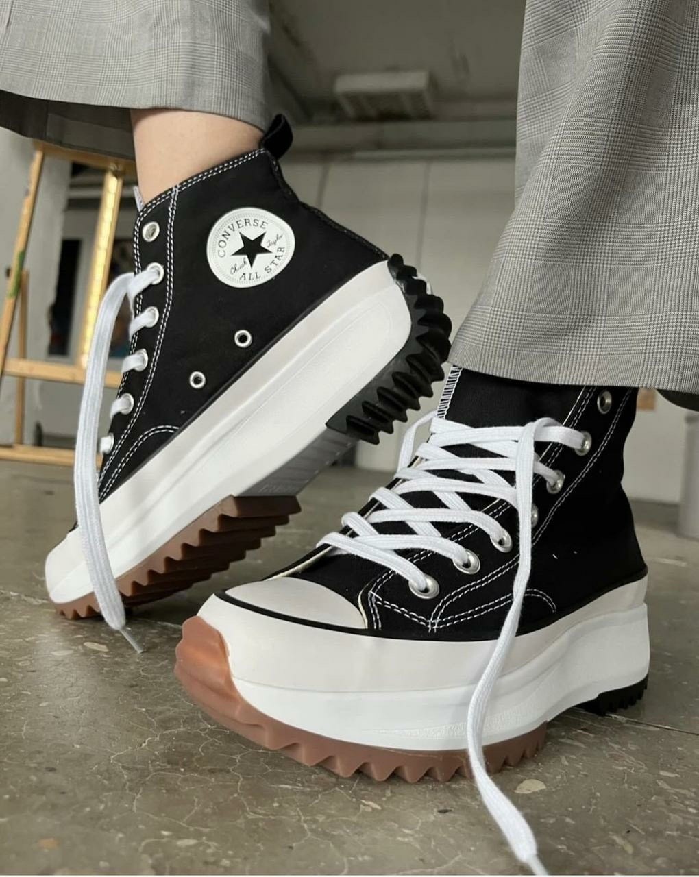 кроссовки converse run star hike,конверсы run star hike high top,высокие кеды на платформе converse,женские кеды converse run star hike,кеды converse run star hike