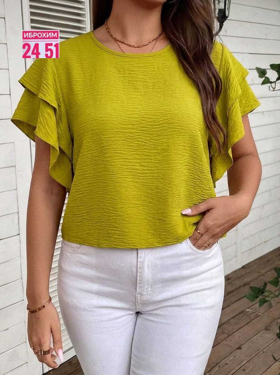 блузка с оборками,летняя блузка,женская блузка,блузы женские,блузка с рукавами