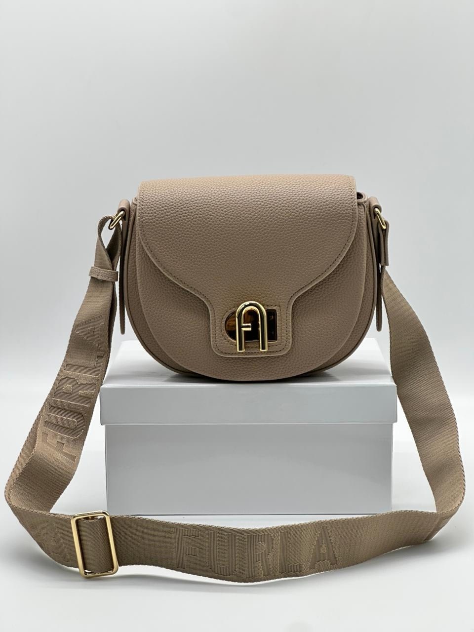 сумка через плечо furla lotus s crossbody серо-коричневый,сумка furla,бежевая сумка,сумка через плечо furla mini lotus серый,сумка женская furla