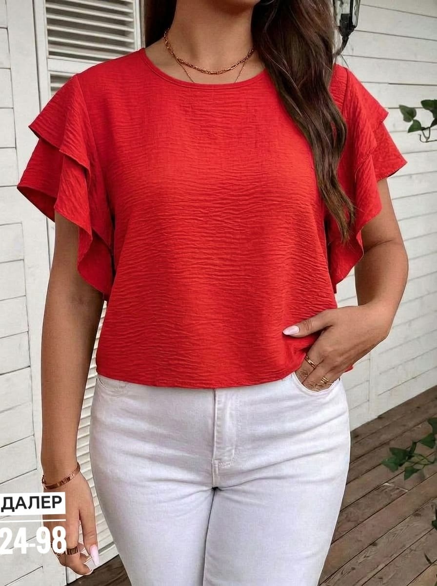 блузка с оборками,летняя блузка,блузка женская,модные блузы,блузка с рукавами