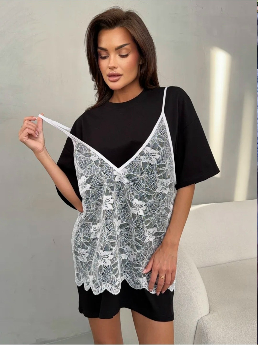 одежда с кружевом,одежда для женщин,футболка с кружевами,блузка туника