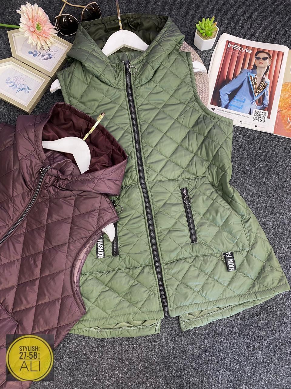жилет на синтепоне,жилетка женская,демисезонная жилетка,жилет женский,жилетка на синтепоне