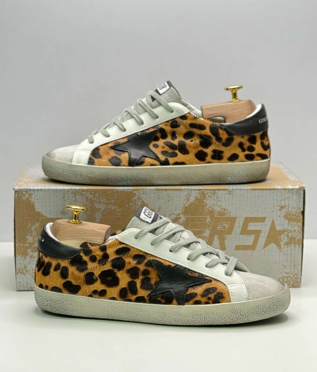 golden goose леопардовые,golden goose кеды леопард,кроссовки golden goose wmns superstar leopard коричневый,,кеды golden goose