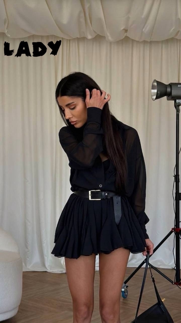 костюм летний юбка и блузка с воланами муслиновая herstyle 326251308,платье рубашка,повседневный костюм,рубашка женская,женский костюм