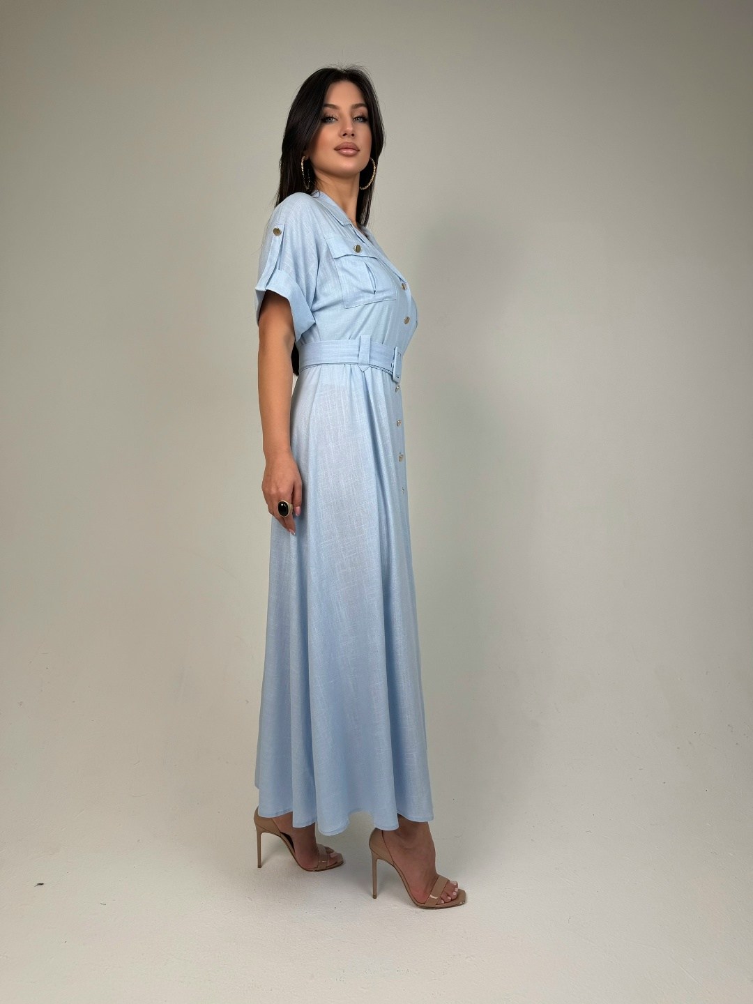 джинсовое платье сарафан миди style spark,джинсовое платье,джинсовое платье миди,платье джинсовое женское,джинсовое платье сарафан миди style spark цвет деним голубой