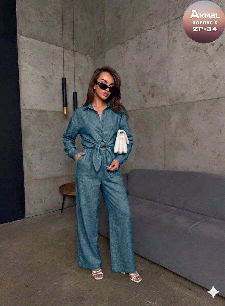 стильные костюмы,женские костюмы,костюм брючный с рубашкой льняной летний оверсайз,костюм с брюками,костюм классический