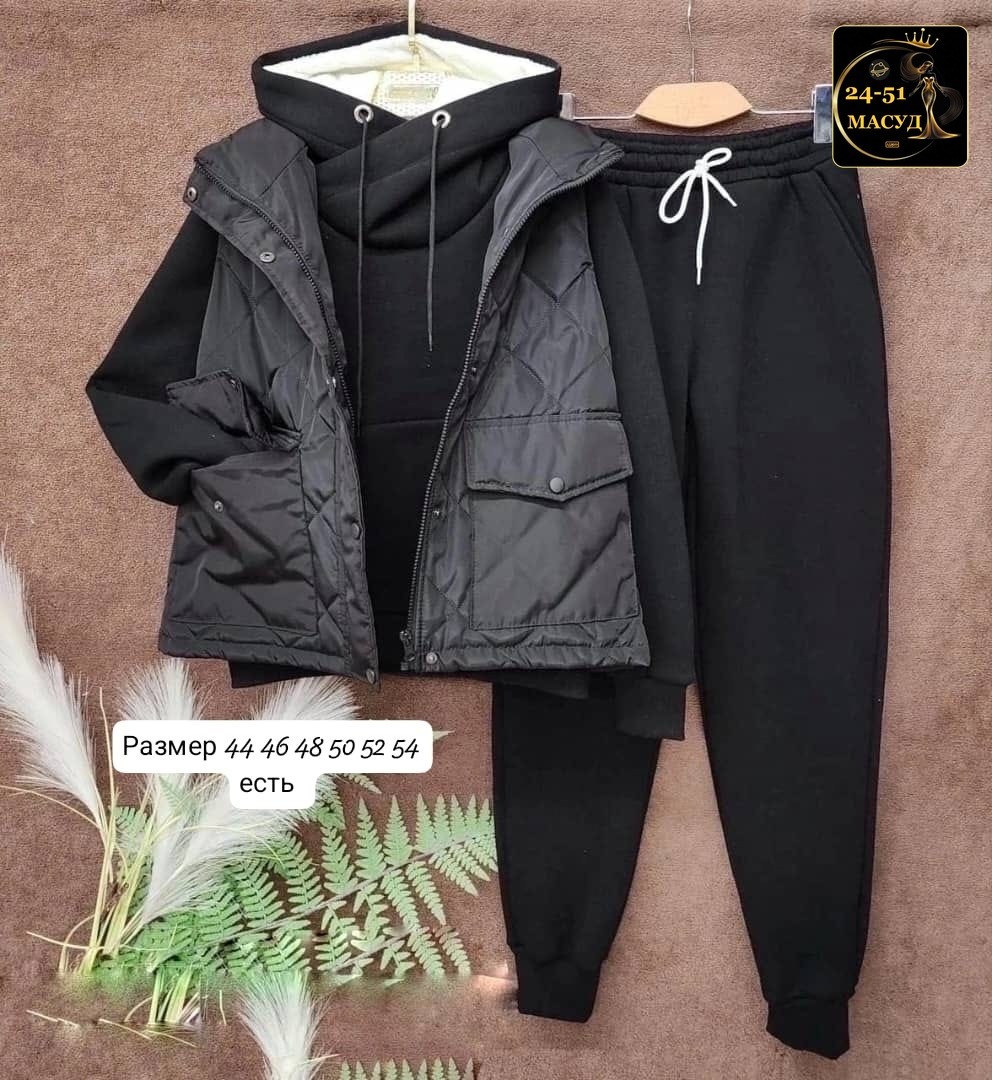 женский костюм тройка,костюм женский спортивный теплый тройка с жилетом,костюм на флисе,костюм женский,костюм женский спортивный тройка с жилетом утепленный