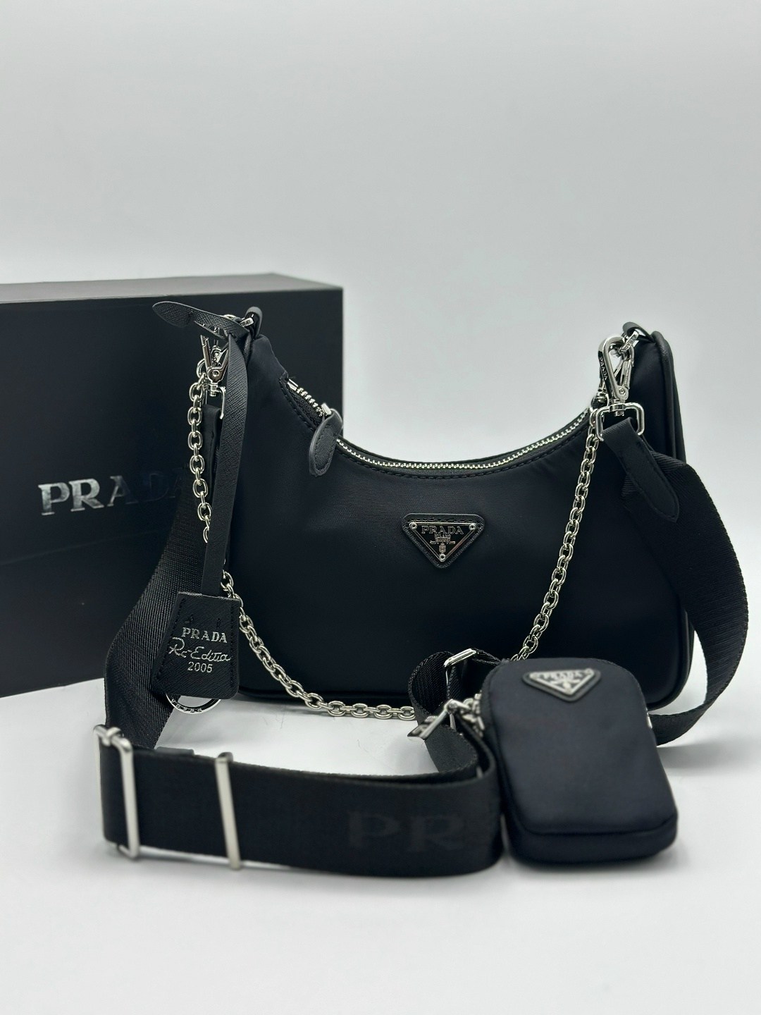 женская сумка prada,сумка prada,prada сумка на плечо,сумка прада милано черная,сумка prada черная