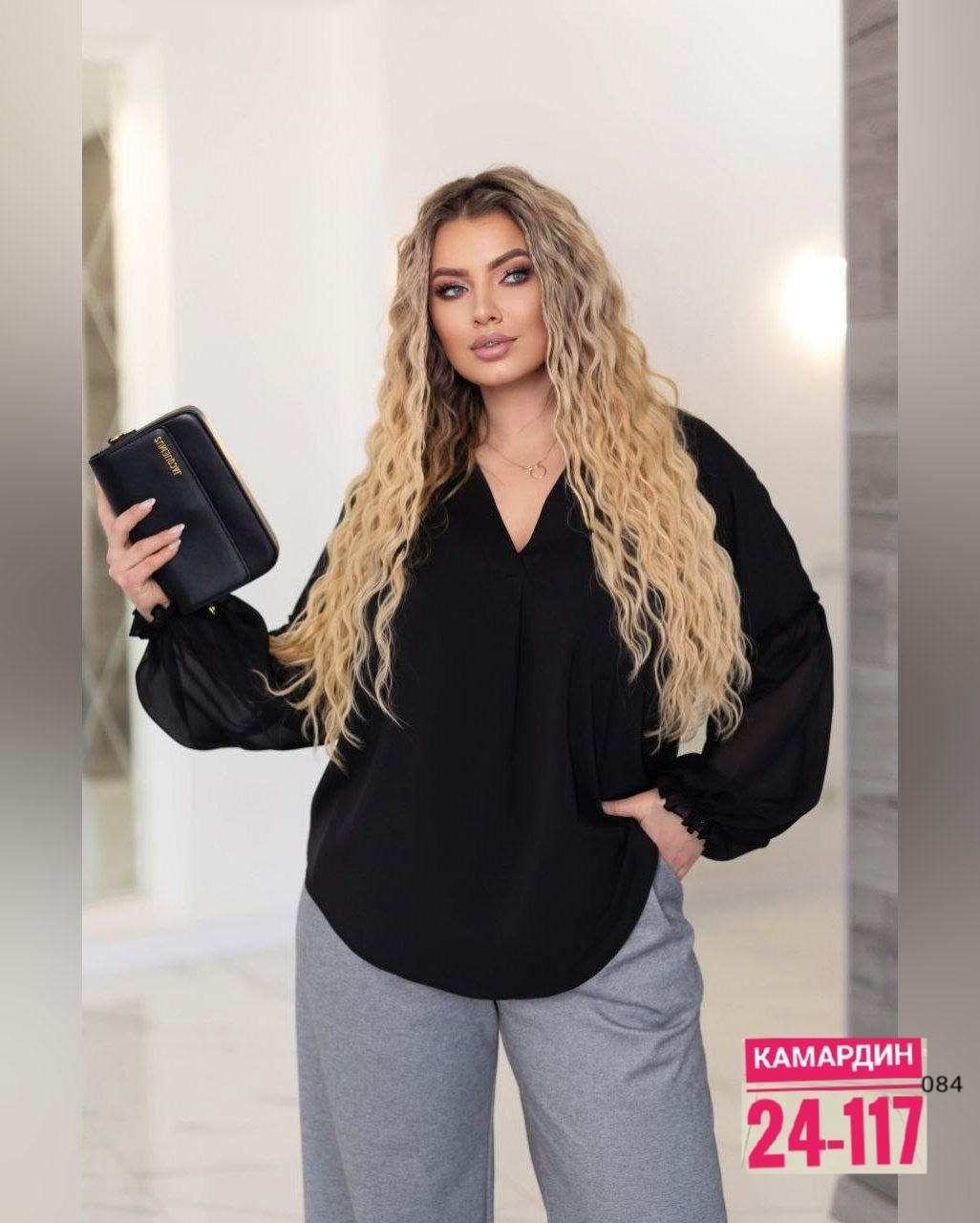 блуза шифоновая,блуза свободного кроя,женские блузки больших размеров,блуза повседневная,стильная блузка больших размеров