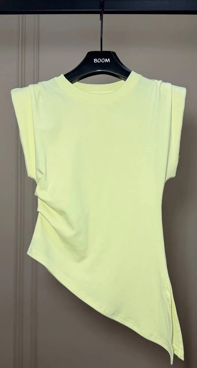 женская асимметричная футболка,футболки женская,женская майка,,футболки модные