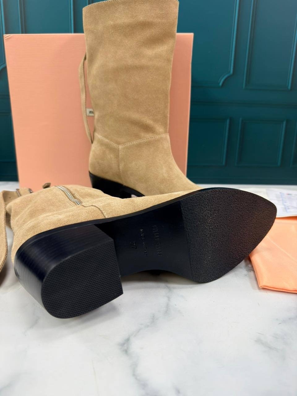 ,женская ,женские сапоги,сапоги эрмес женские,замшевые сапоги