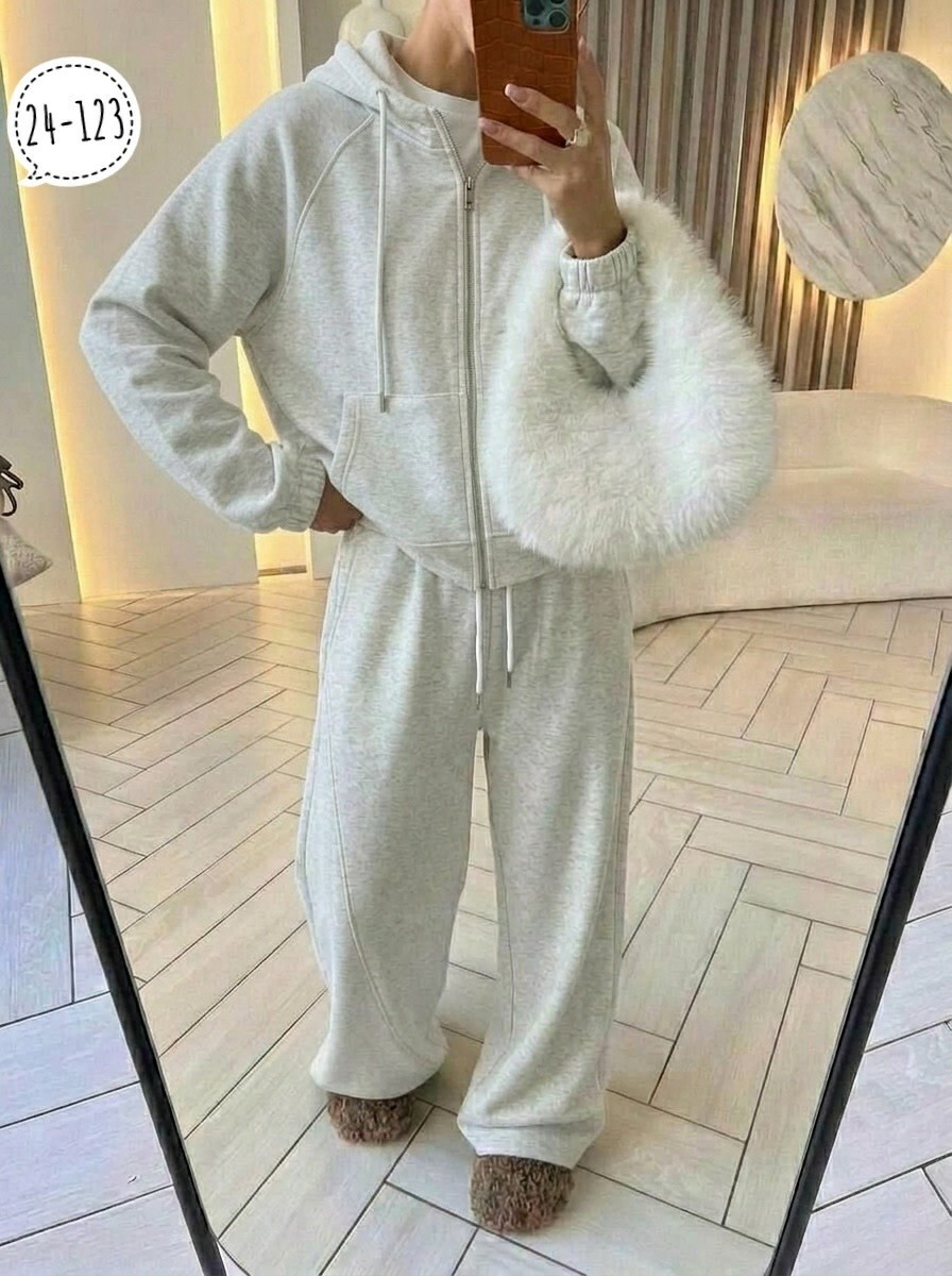 костюм спортивный со штанами палаццо и зип худи micca 362777071,cпортивный костюм женский на флисе,спортивный костюм женский розовый,костюм спортивный,спортивный костюм женский