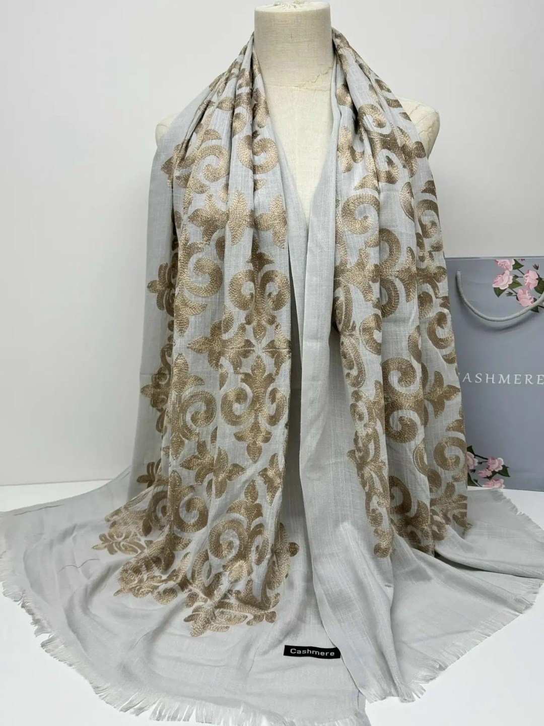 шарфы для женщин,кашемировый палантин с вышивкой,кашемировый платок с вышивкой,женские кашемировые шарфы,китайский красный вышитый кашемировый шарф/шаль для женщин