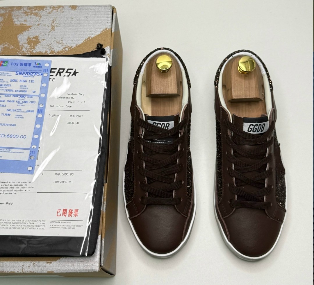 golden goose кроссовки super-star коричневый,,кроссовки golden goose,кеды golden goose,женские низкие кеды super-star с блестками golden goose цвет black