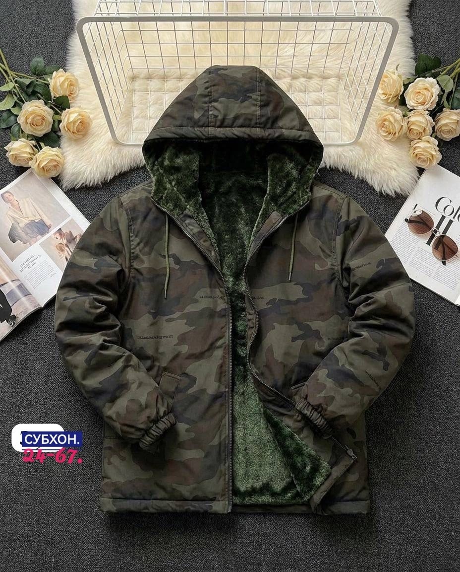 куртка мужскaя демисезонная,куртка демисезонная с капюшоном и мехом камуфляж,мужская куртка с мехом,куртка теплая,куртка камуфляжная