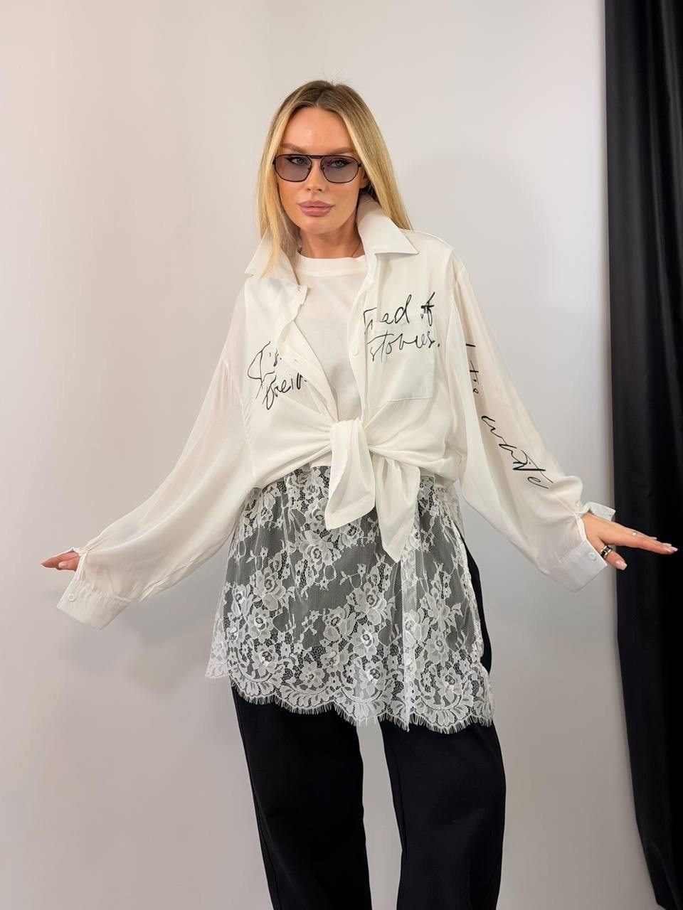 рубашка с кружевом,стильная блузка,женская кофта,стильная рубашка,кружевная рубашка