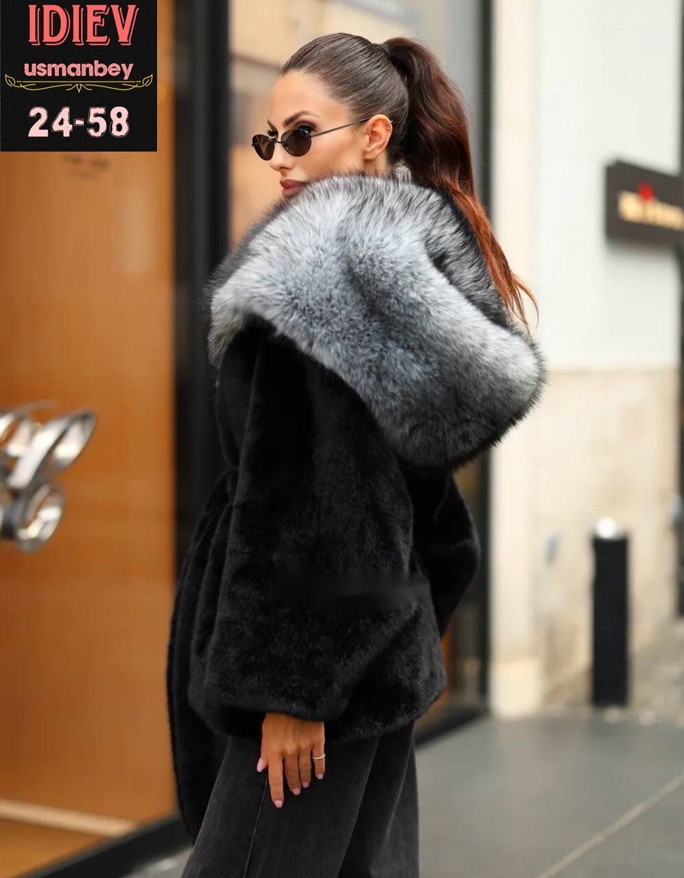 норковая шуба с капюшоном,шуба норковая летучая мышь с капюшоном из чернобурки,шуба из норки с капюшоном,шуба норковая с чернобуркой алеф,норковая шуба