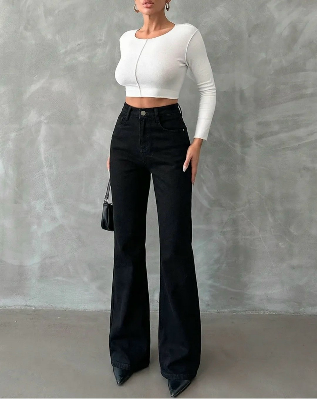 джинсы клеш женские,джинсы клеш широкие,джинсы клеш черные,джинсы клеш,джинсы женский