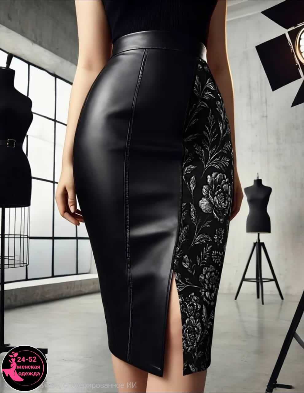 юбка из экокожи,юбка эко кожа,юбка стильная,кожаные юбки для полных женщин,юбка
