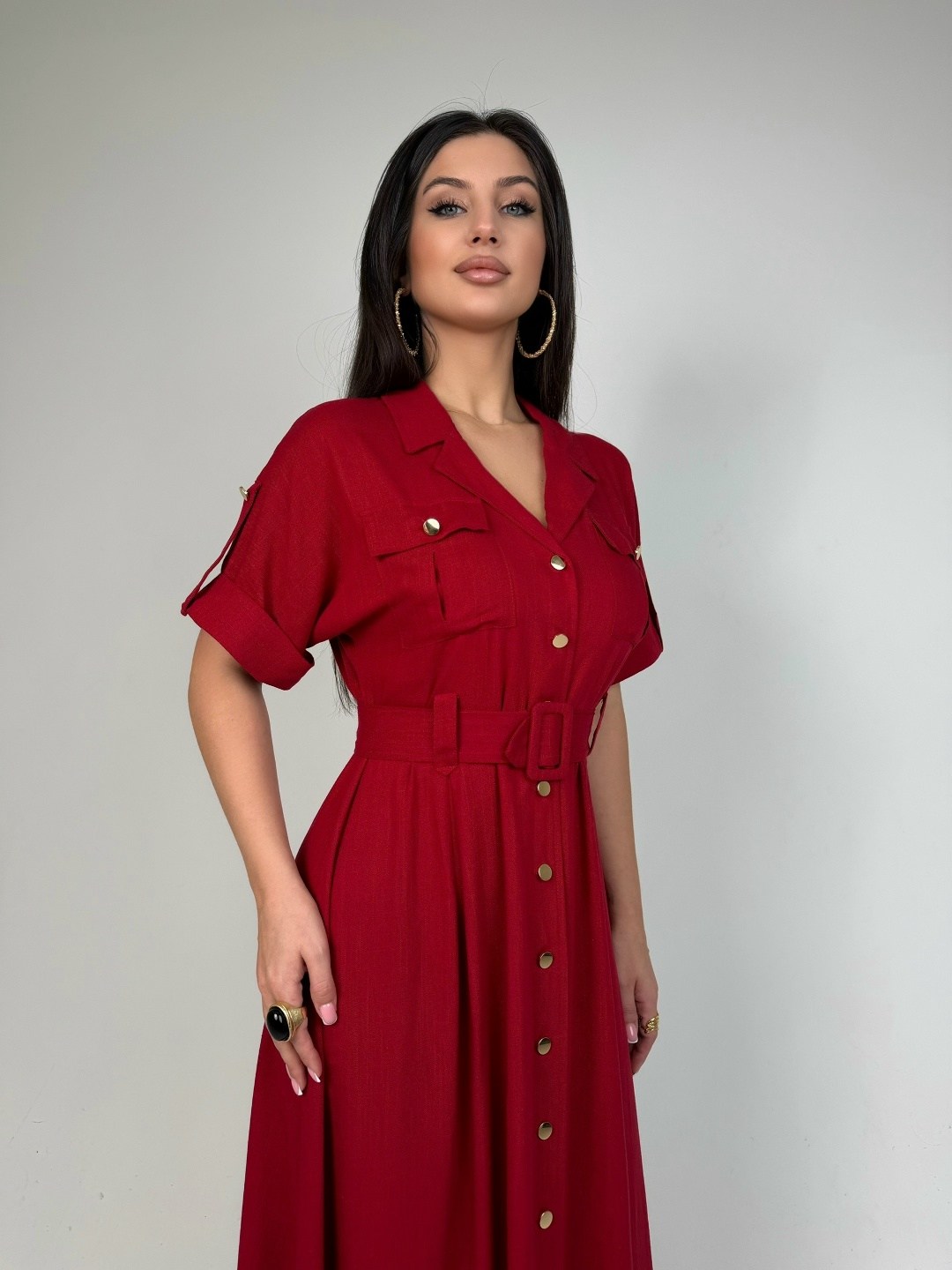 платье,стильное платье,платье vi.oro vr-1136 красно-бордовый,платье свободного кроя,платье рубашка макси