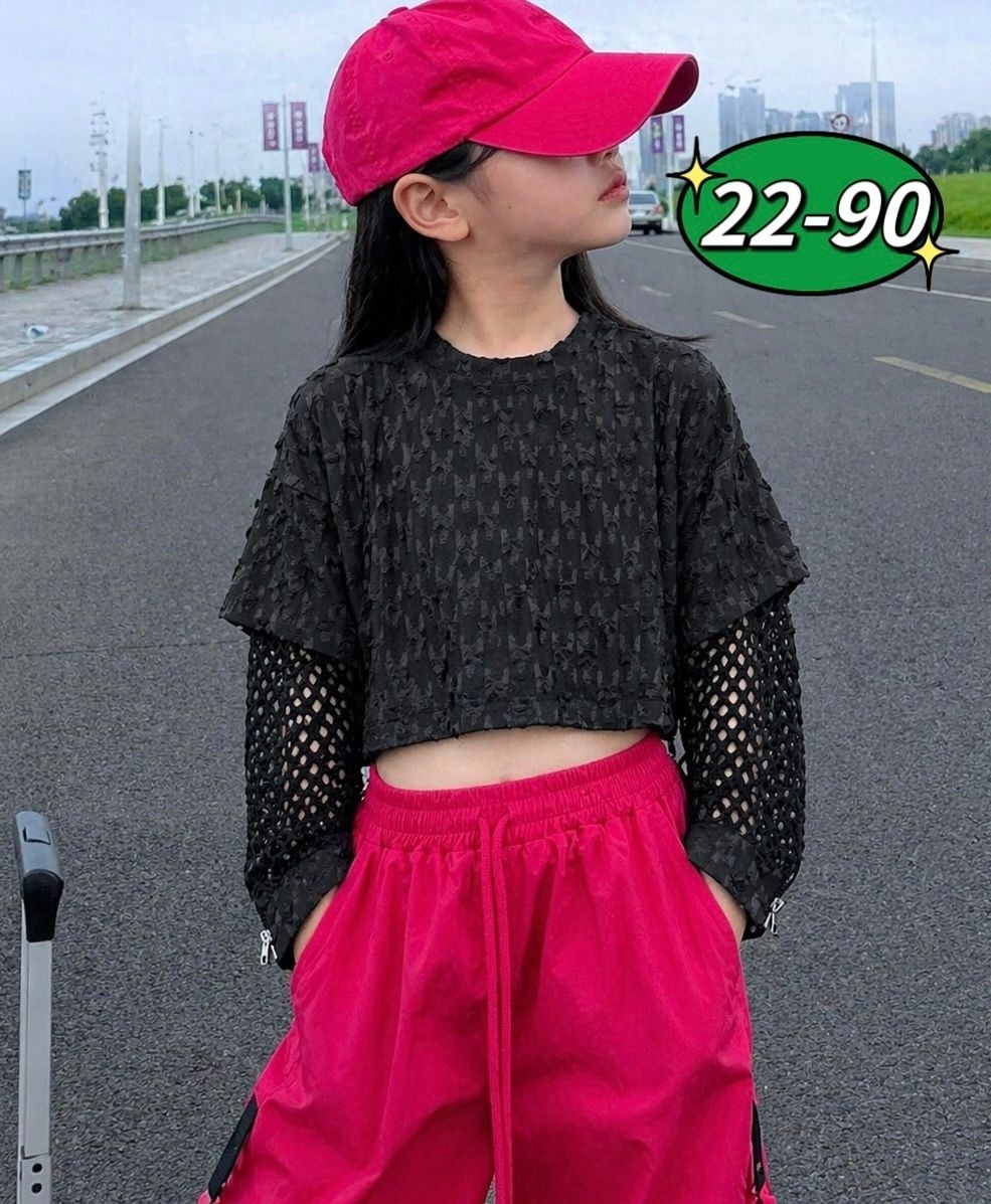 топ сетка с рукавами для девочки koko&brand,кофта для девушек,женская кофта,толстовка кофта,кофта для девочек