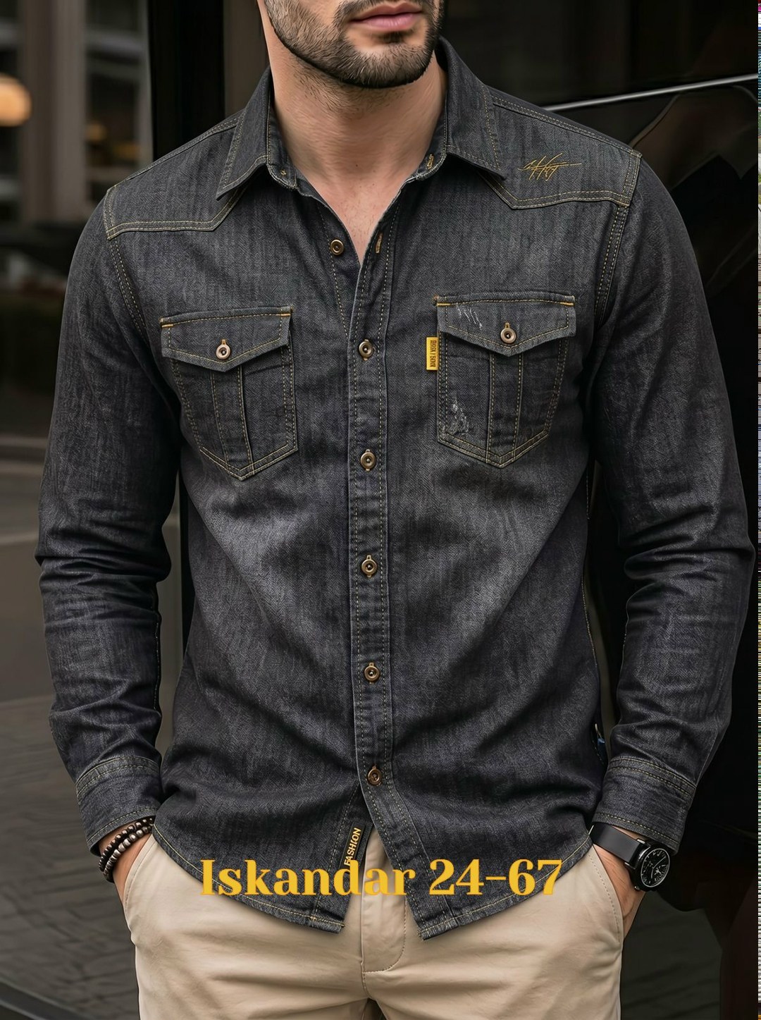 джинсовая рубашка мужская,рубашка мужская джинсовая с длинными рукавами,джинсовая рубашка,повседневная рубашка,повседневные мужские рубашки