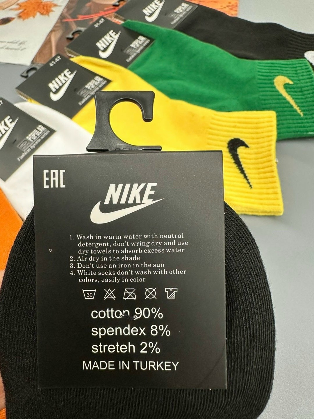 комплект носков nike,носки спортивный,комплект носки мужские,носки найк цветные,носки спортивные мужские