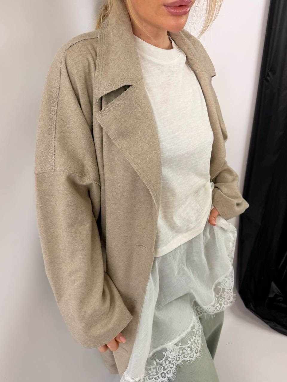 модное пальто,оверсайз тренч,пальто тренч,пальто с поясом