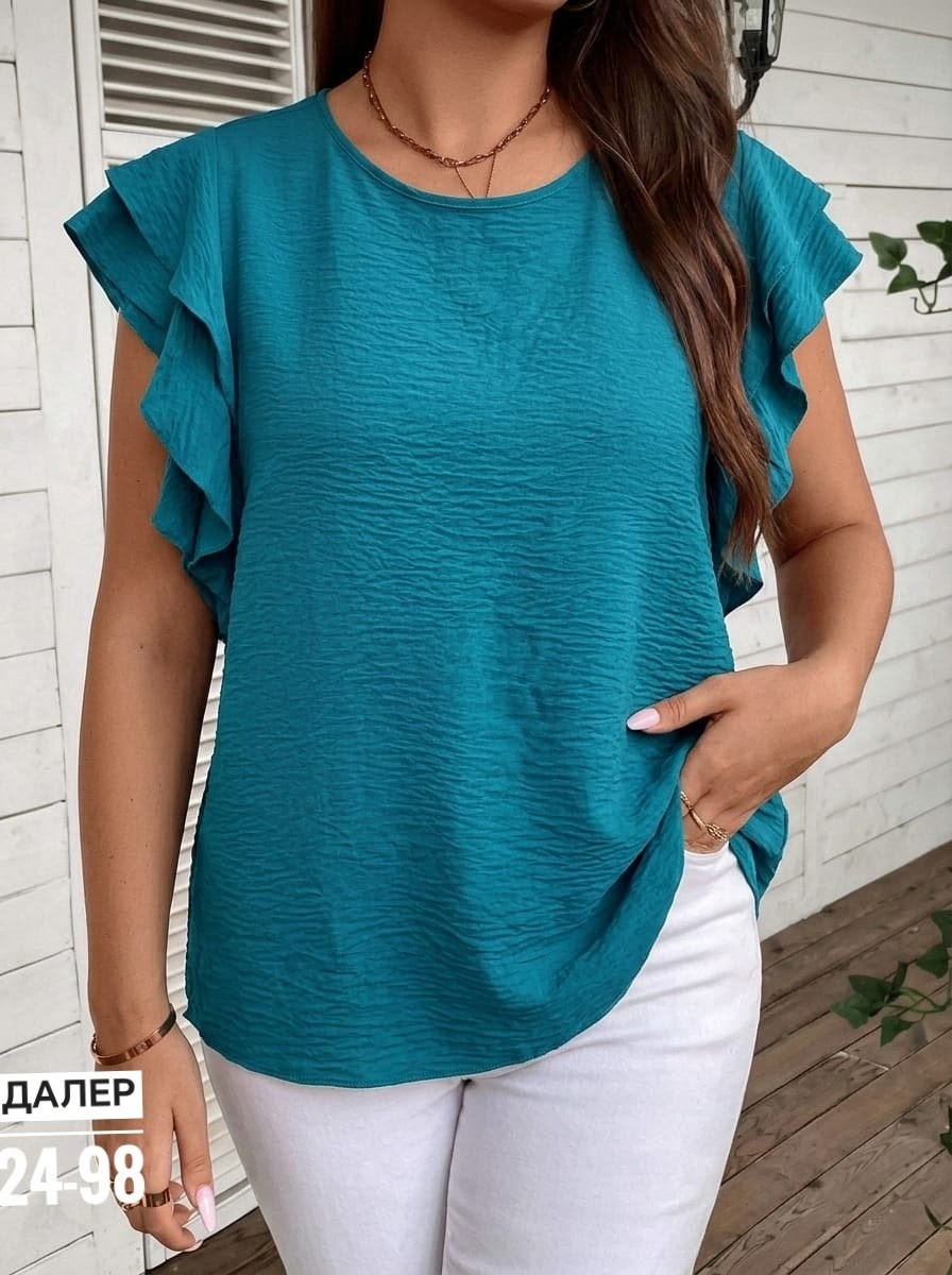 блузка с оборками,летняя блузка,блузка женская,модные блузы,блузка с рукавами