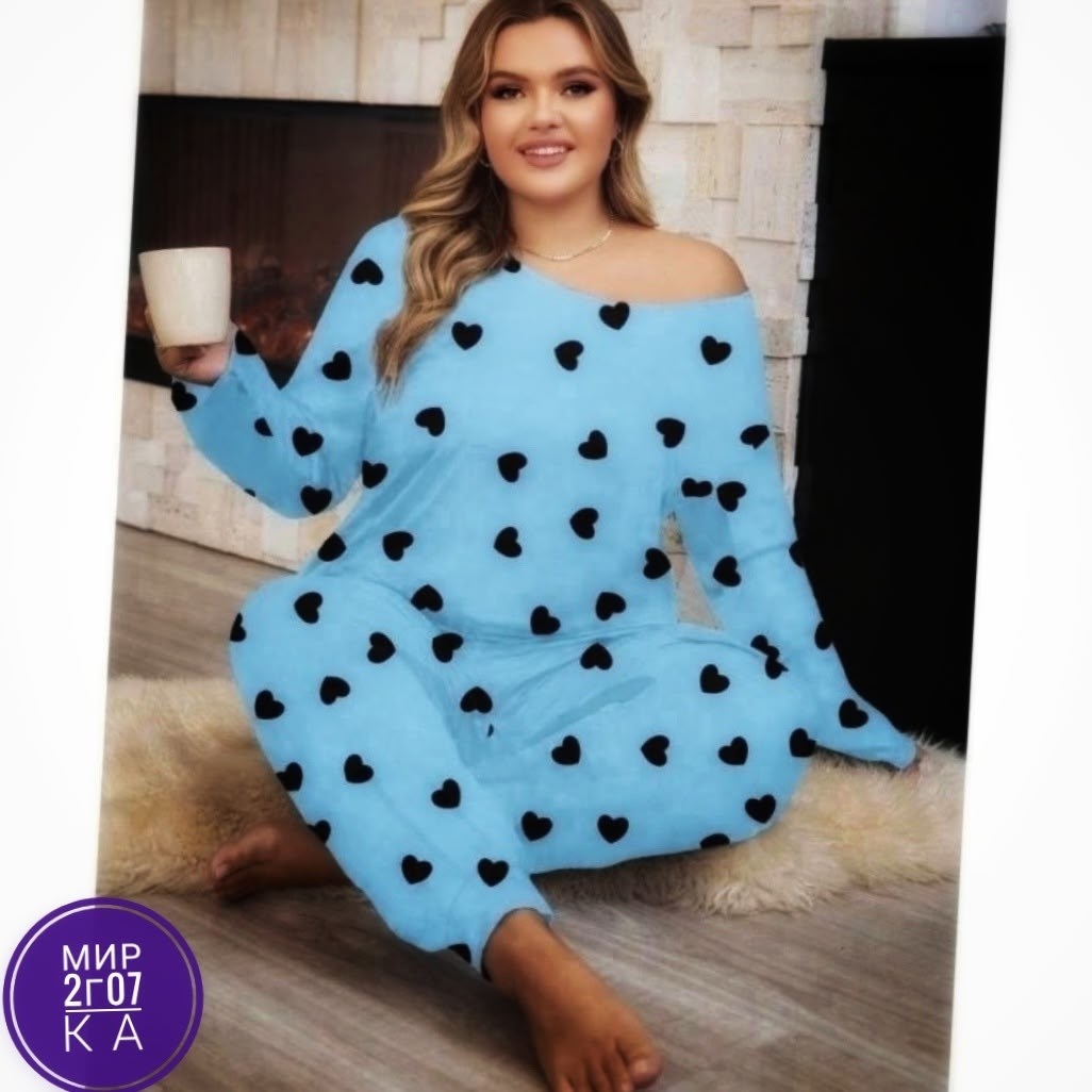 женская пижама больших размеров,домашняя одежда пижама,женский пижамный комплект больших размеров,пижама женская,пижама большие размеры