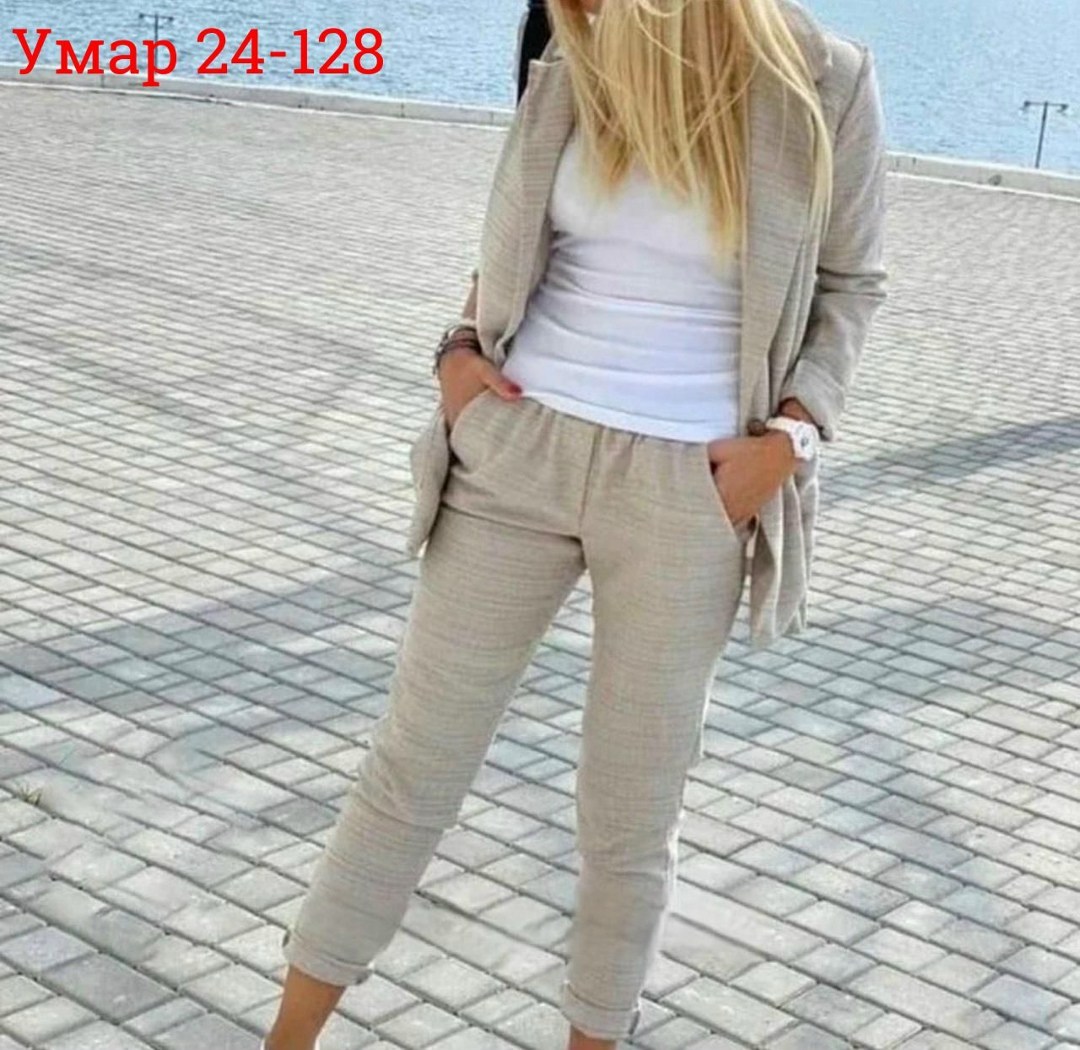 женский костюм двойка,летний брючный костюм женский,костюм двойка лен,костюм двойка,женские костюмы