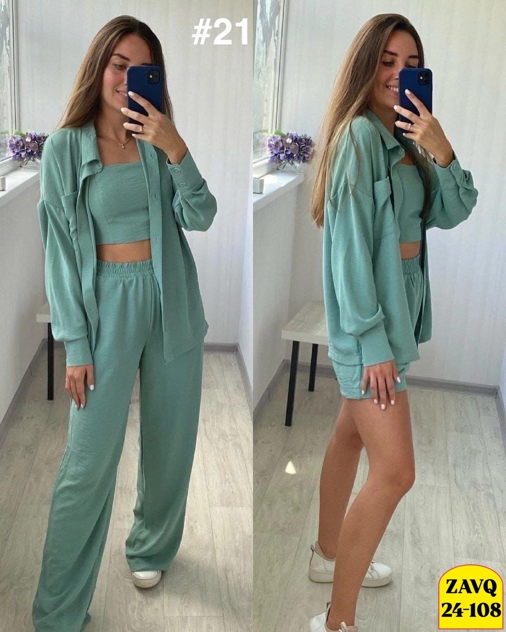 костюм женский тройка,костюм голубой,повседневный костюм,женский костюм летний,женские костюмы