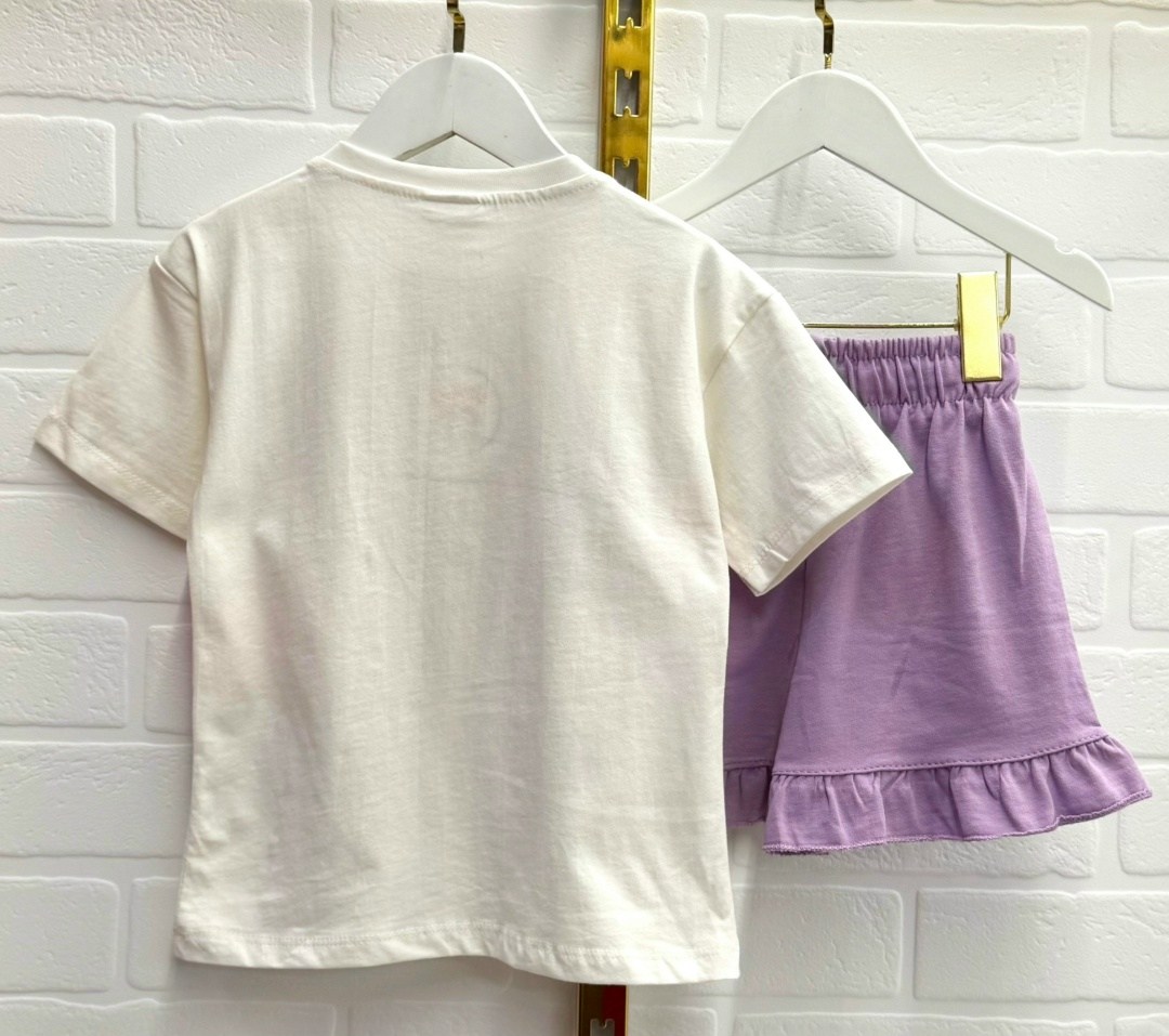 комплект одежды zara микки маус,комплект с футболкой и шортами,костюм для девочек,детский костюм,комплект одежды девочке