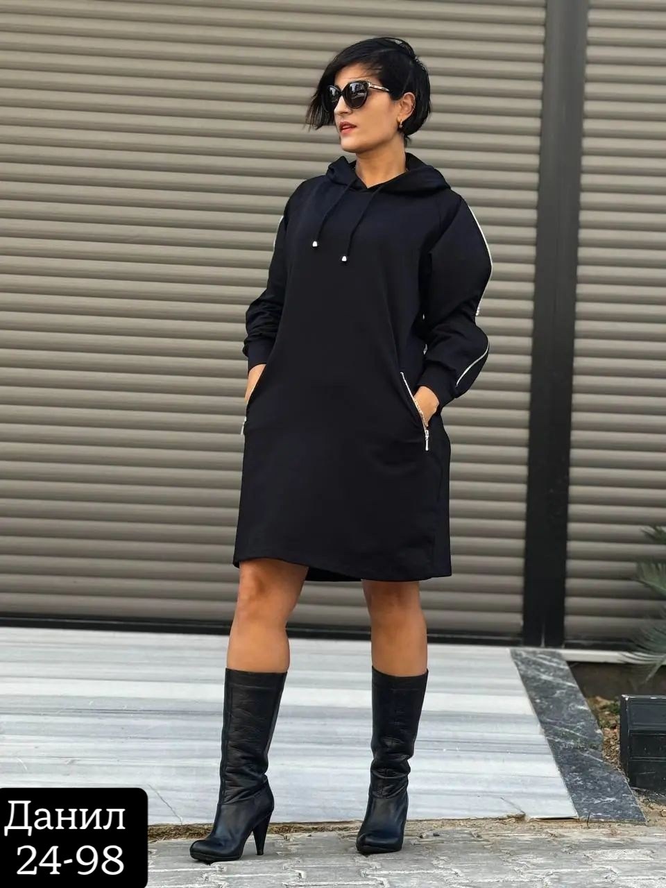 спортивное платье,спортивное платье с капюшоном,модное платье,платье с капюшоном,платье туника