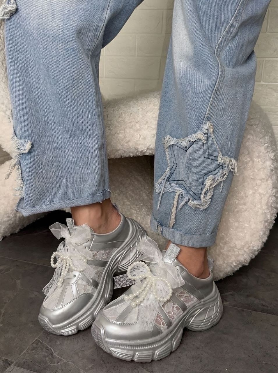 кроссовки женскиe,серебряные кроссовки,,женские массивные кроссовки,массивные кроссовки