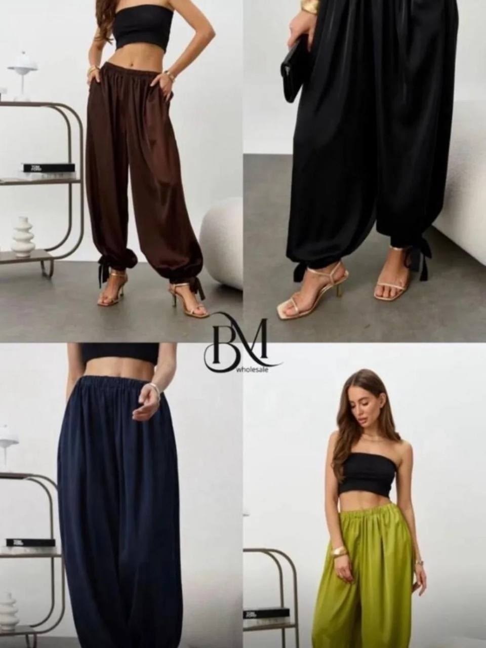 атласные брюки,штаны шаровары,широкие брюки,повседневные брюки,свободные брюки