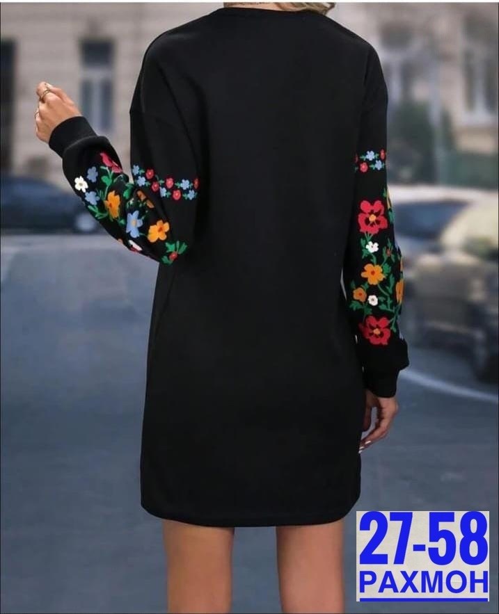 платье ткань трикотаж,платье с вышитыми рукавами,трикотажные женские платья,платье в двух расцветка ткань: трикотаж,платье для женщин