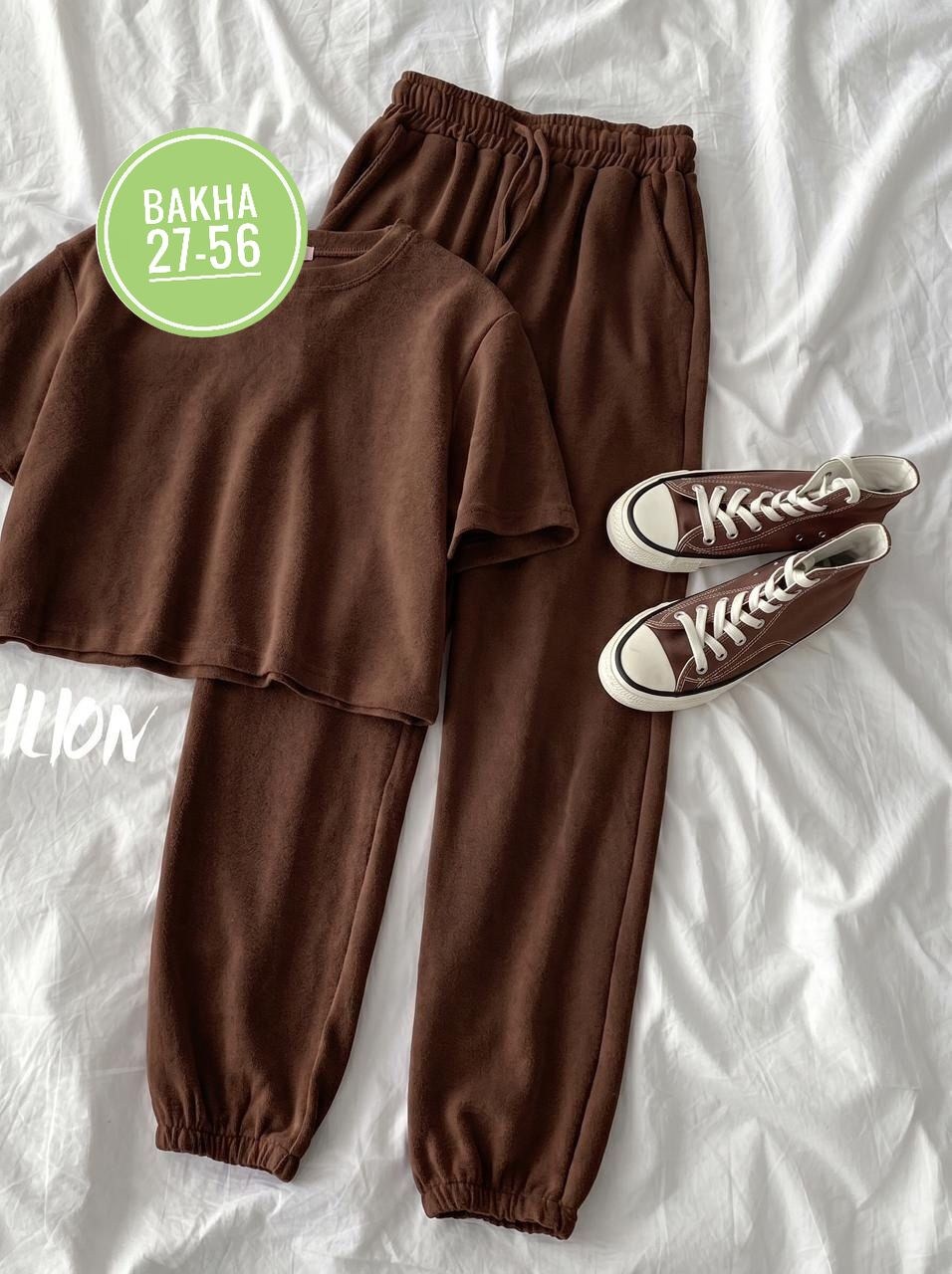 трикотажные костюмы,костюм женский,летние костюмы,пижама женская лаванда, брюки,одежда для подростка